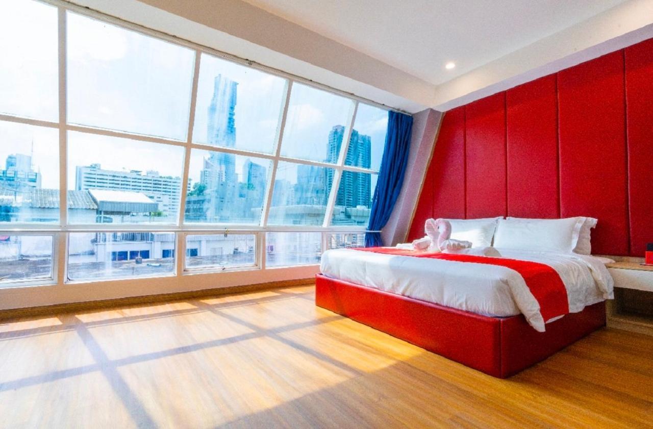 사파이어 호텔 방콕 외부 사진 A bedroom at the hotel