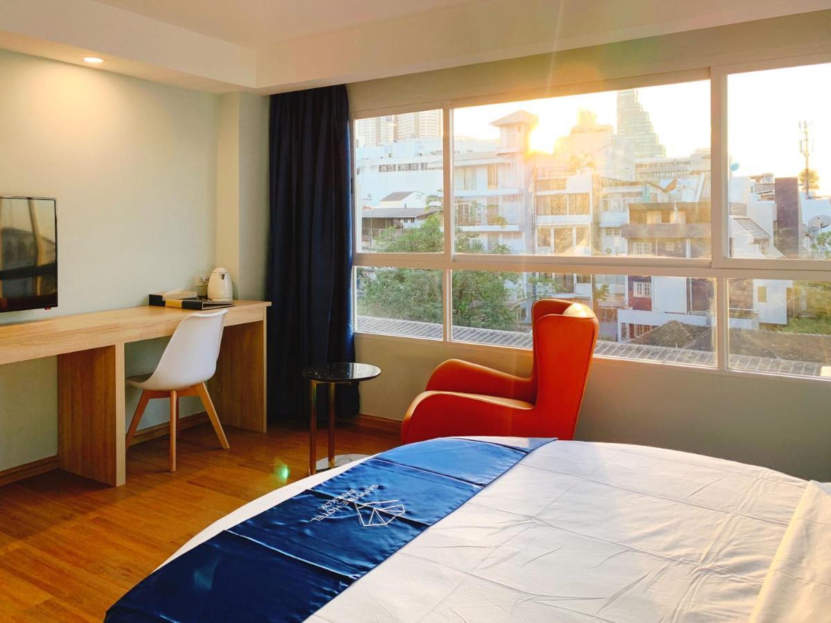 사파이어 호텔 방콕 외부 사진 A room at the hotel